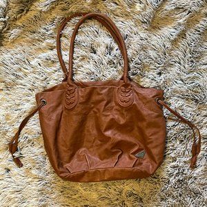 Roxy Tan/Brown Leather Purse